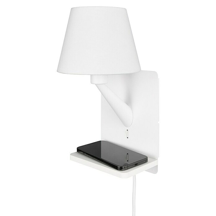 Trio Lighting Aplique de pared Comfort (40 W, Blanco, E14) | BAUHAUS