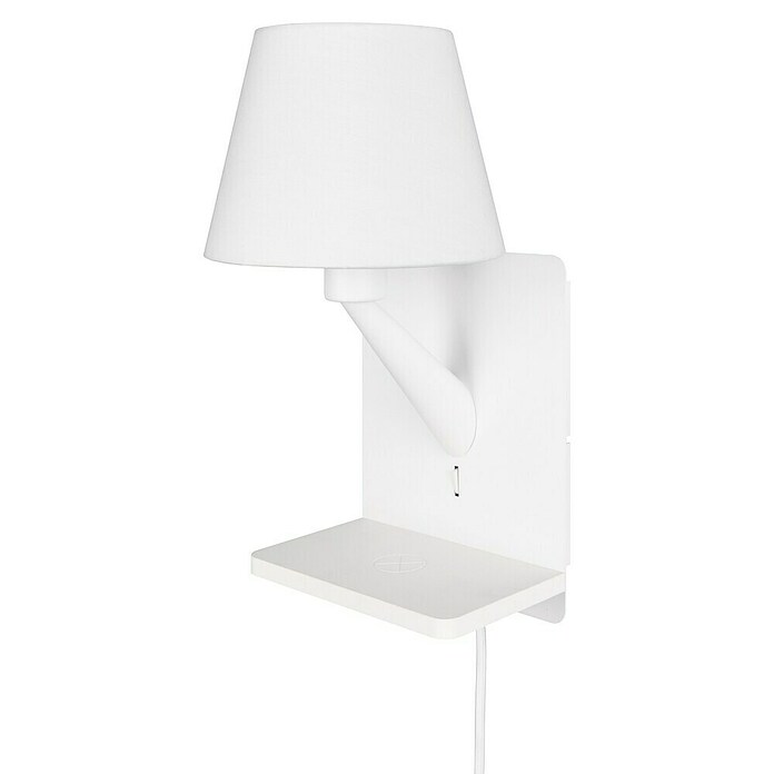Trio Lighting Aplique de pared Comfort (40 W, Blanco, E14) | BAUHAUS