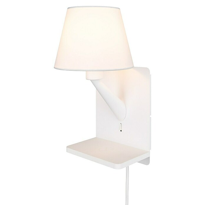 Trio Lighting Aplique de pared Comfort (40 W, Blanco, E14) | BAUHAUS