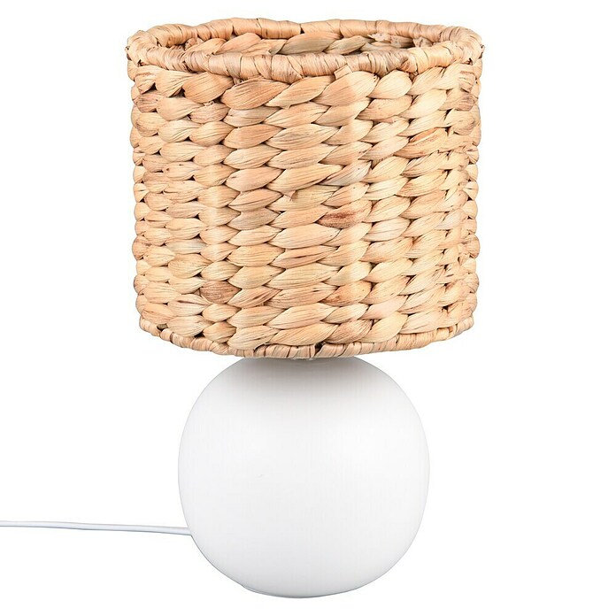 Lámpara de sobremesa redonda Vina (40 W, Ø x Al: 18 x 29 cm, Marrón, E27) | BAUHAUS
