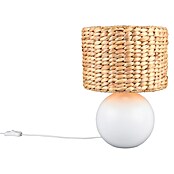 Lámpara de sobremesa redonda Vina (40 W, Ø x Al: 18 x 29 cm, Marrón, E27) | BAUHAUS