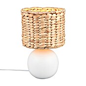 Lámpara de sobremesa redonda Vina (40 W, Ø x Al: 18 x 29 cm, Marrón, E27) | BAUHAUS