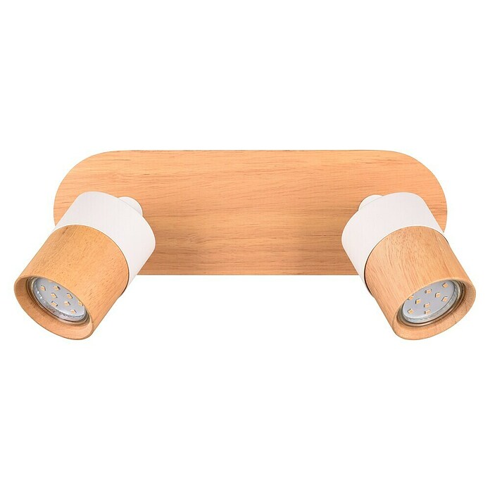 Trio Lighting Aruni Regleta (Blanco/Marrón, GU10, 2 ud.) | BAUHAUS