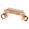 Trio Lighting Aruni Regleta (Blanco/Marrón, GU10, 2 ud.) | BAUHAUS