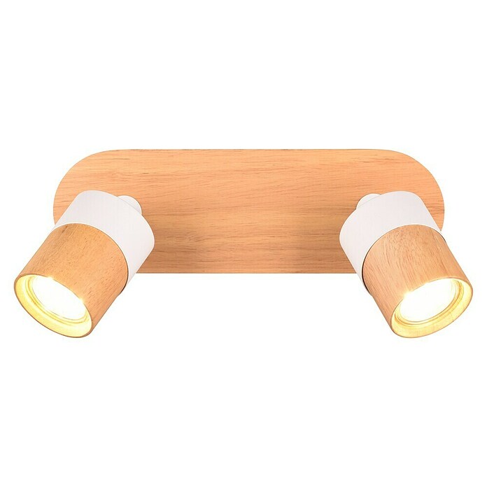 Trio Lighting Aruni Regleta (Blanco/Marrón, GU10, 2 ud.) | BAUHAUS