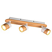 Trio Lighting Aruni Regleta (10 W, Blanco/Madera, GU10, 3 ud.) | BAUHAUS