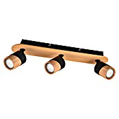 Trio Lighting Aruni Regleta (10 W, L x An x Al: 9 x 48 x 15 cm, Negro/Marrón, GU10, 3 ud.) | BAUHAUS