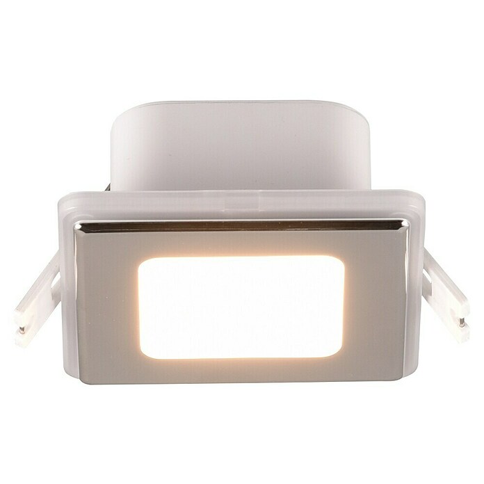 Trio Lighting Foco empotrable Nimbus (Cromo, L x An x Al: 8 x 8 x 3 cm, Blanco cálido) | BAUHAUS