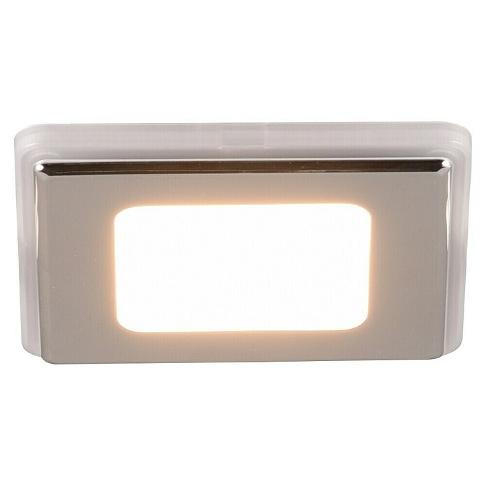 Trio Lighting Foco empotrable Nimbus (Cromo, L x An x Al: 8 x 8 x 3 cm, Blanco cálido) | BAUHAUS