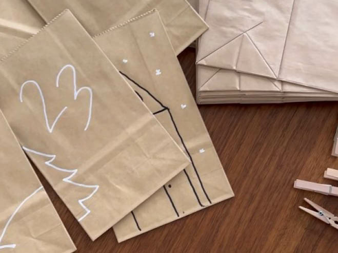 DIY Adventkalender Schritt 1