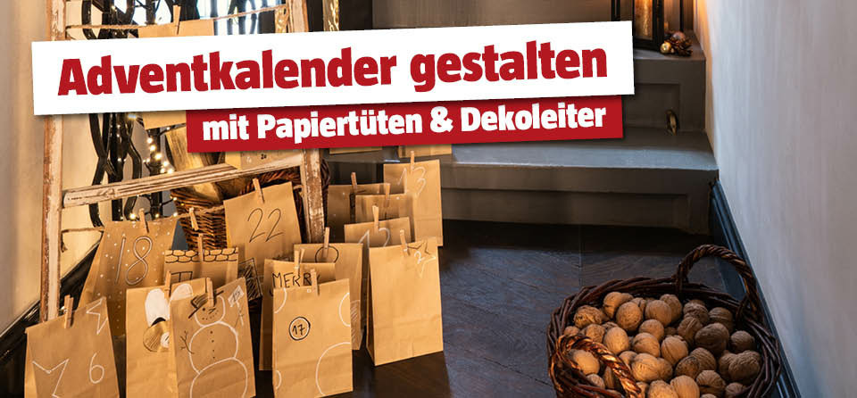 DIY Adventkalender Papiertüten