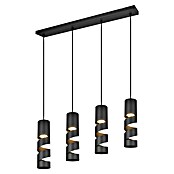 Trio Lighting Stream Lámpara colgante (40 W, L x An x Al: 9 x 80 x 150 cm, Negro, GU10) | BAUHAUS