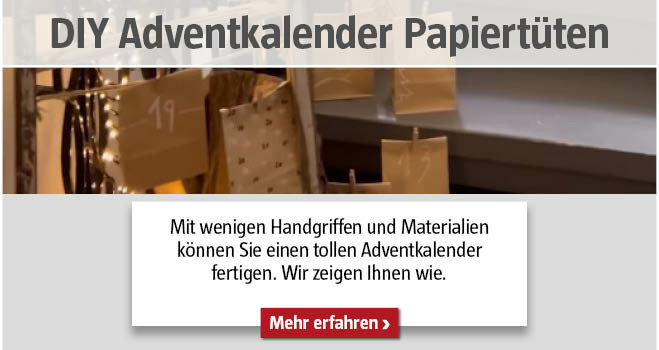 DIY Adventkalender Papiertüten