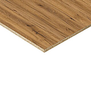 Spanplatte (Eiche Dunkel SI, 280 x 207 x 1,9 cm)