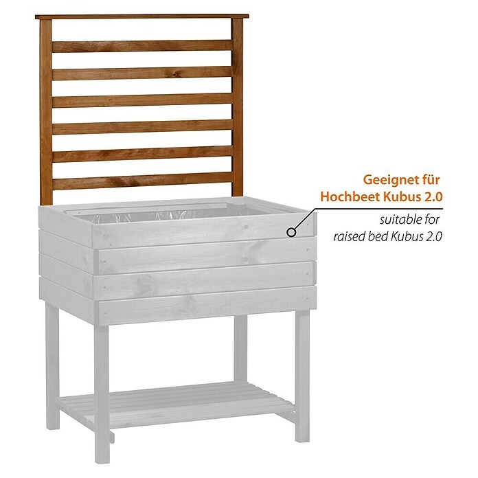 Dobar Rankhilfe (5 x 78 cm, Holz, Braun) | BAUHAUS