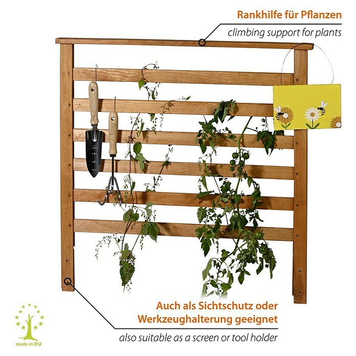 Dobar Rankhilfe (5 x 78 cm, Holz, Braun) | BAUHAUS