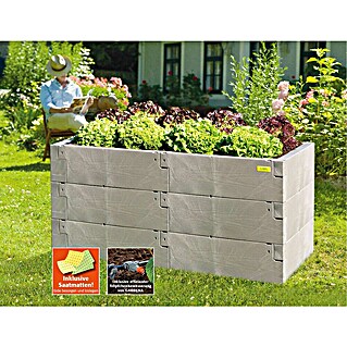 Juwel Visoka gredica (130 x 60 x 60 cm, Plastika, Bež)