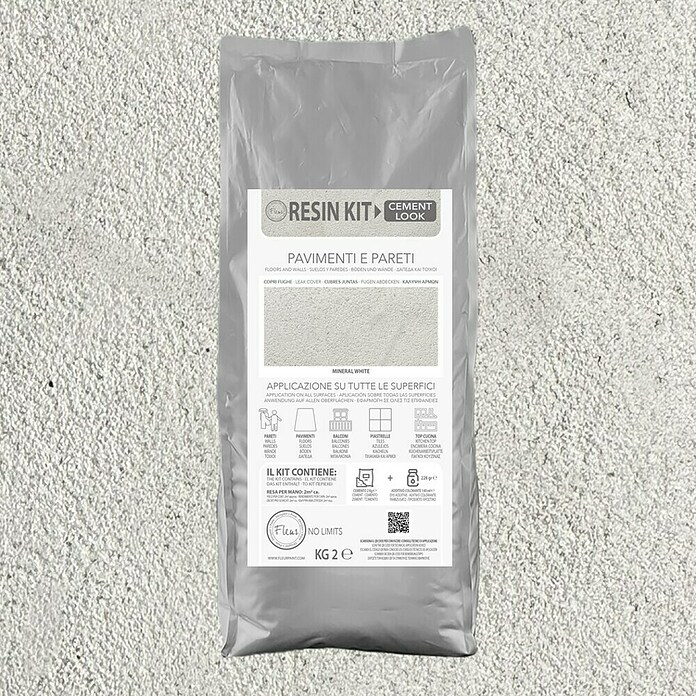 Fleur Kit Microcemento (Mineral White, 2 kg) | BAUHAUS