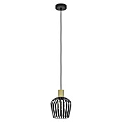 Eglo Lámpara colgante redonda Empoli (40 W, Ø x Al: 20 x 110 cm, Negro, E27) | BAUHAUS