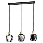 Eglo Lámpara colgante redonda Empoli (40 W, L x An x Al: 90 x 20 x 110 cm, Negro, E27) | BAUHAUS