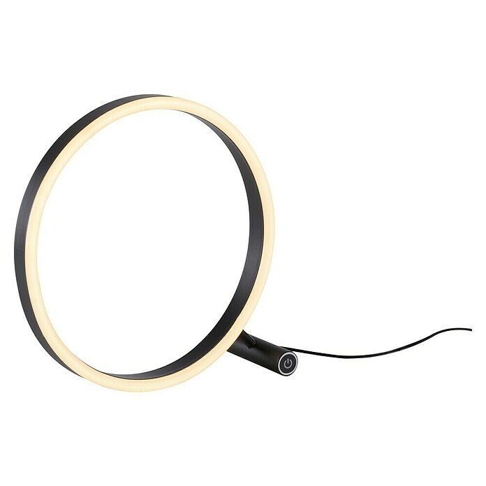 Just Light Led-tafellamp (13,5 W, Ø x h: 28,5 x 28,5 cm, Antraciet, Warm wit) | BAUHAUS