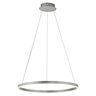 Just Light Lámpara colgante LED Ritus (28 W, Plata, Blanco cálido)