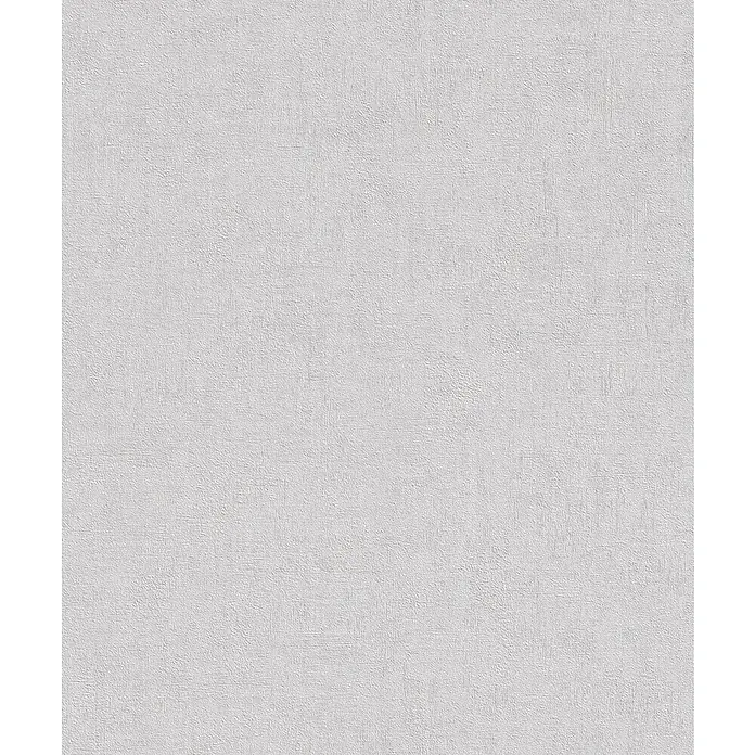 Rasch Vliestapete - Hellgrau, Uni, 10,05 x 0,53 m, Schimmernd - Strukturierte weiße Tapete mit subtiler Textur für ein elegantes und schlichtes Wanddesign. Perfekt für moderne Innenräume.