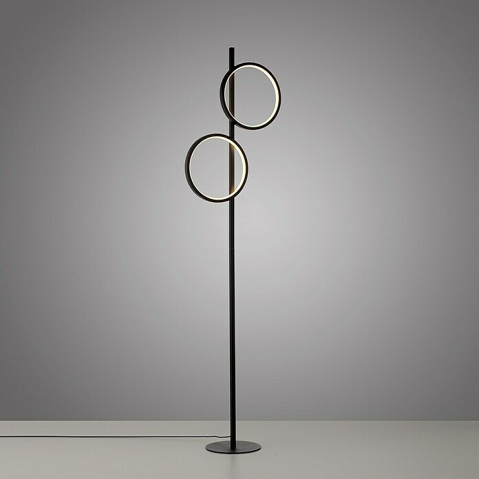 Just Light Ritus Lámpara de pie LED (Altura: 151 cm, Negro, Blanco cálido) | BAUHAUS