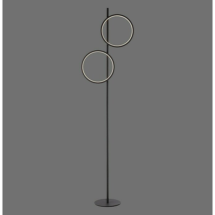 Just Light Ritus Lámpara de pie LED (Altura: 151 cm, Negro, Blanco cálido) | BAUHAUS