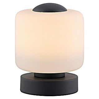 Just Light Lámpara de sobremesa LED Bota (5 W, L x An x Al: 12 x 12 x 15,5 cm, Negro, Blanco cálido)
