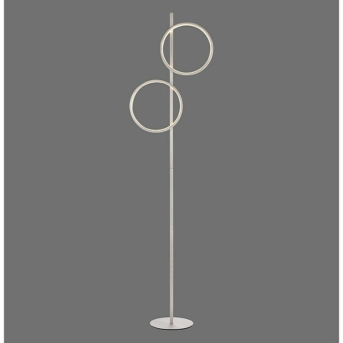 Just Light Ritus Lámpara de pie LED (Altura: 151 cm, Plata, Blanco cálido) | BAUHAUS