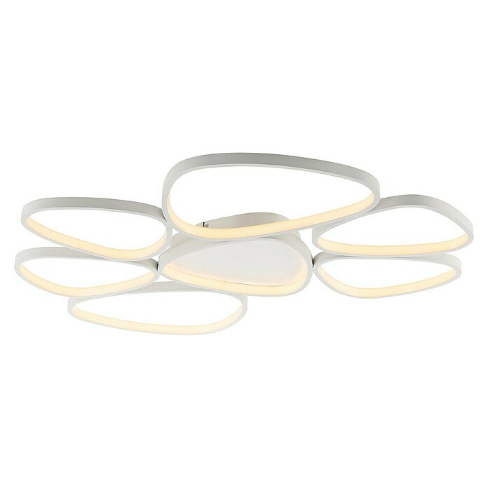 Just Light Led-plafondlamp (l x b x h: 920 x 700 x 65 mm, Wit, Warm wit) | BAUHAUS