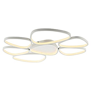 Just Light Led-plafondlamp (l x b x h: 920 x 700 x 65 mm, Wit, Warm wit)