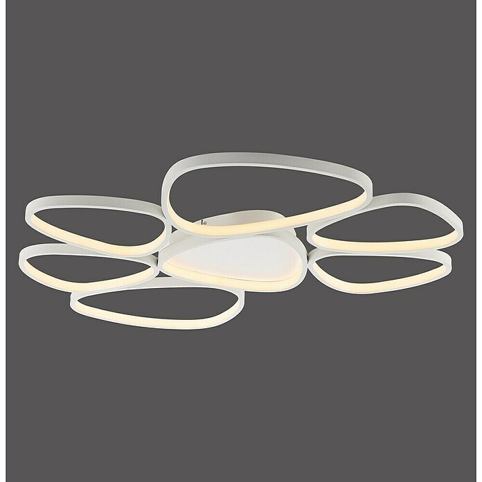 Just Light Led-plafondlamp (l x b x h: 920 x 700 x 65 mm, Wit, Warm wit) | BAUHAUS
