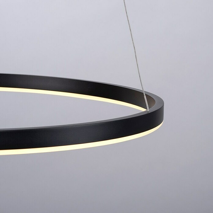 Just Light Led-hanglamp Ritus Zwart (Antraciet, Warm wit) | BAUHAUS