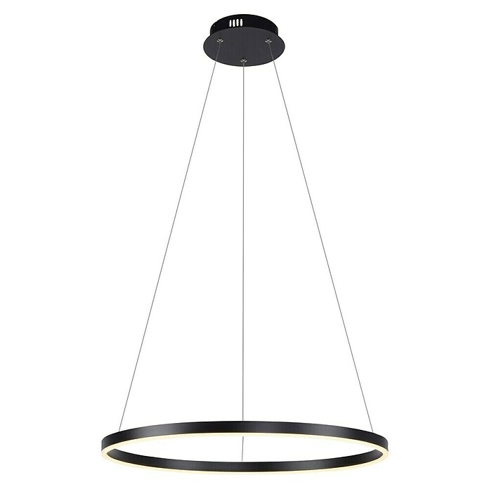 Just Light Led-hanglamp Ritus Zwart (Antraciet, Warm wit) | BAUHAUS