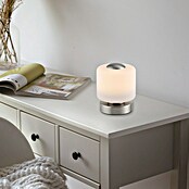 Just Light Led-tafellamp Bota Zilver/Wit 15,5cm (5 W, l x b x h: 12 x 12 x 15 cm, Wit, Warm wit) | BAUHAUS