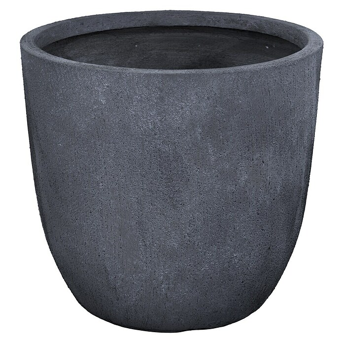 Mega Collections Pflanztopf rund Texas (Ø x H: 39 x 38 cm, Graphit) | BAUHAUS