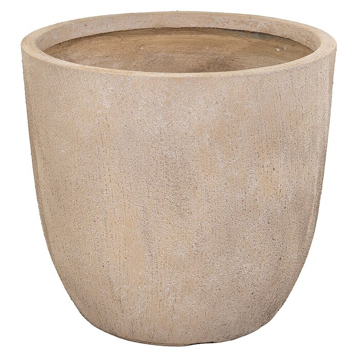 Mega Collections Pflanztopf rund Texas (Ø x H: 25 x 25 cm, Sand Wash) | BAUHAUS