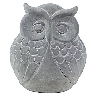Mega Collections Gartendeko Eule (Motiv: Eule, L x B x H: 38 x 25 x 23 cm, Magnesia)