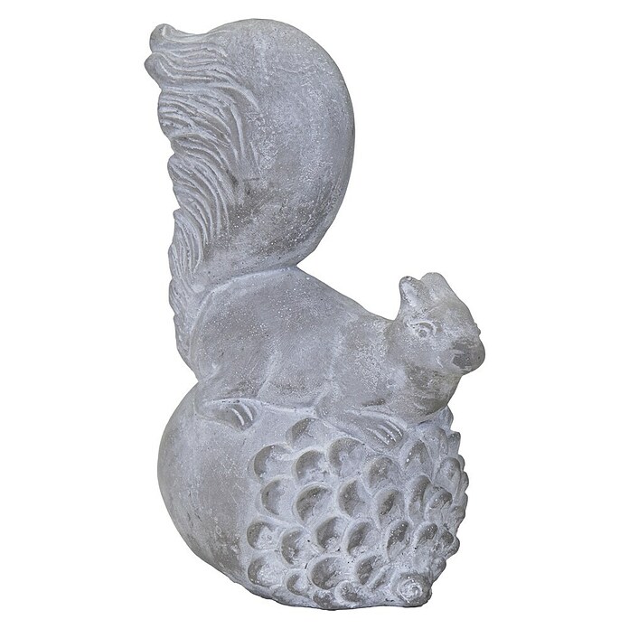 Mega Collections Gartendeko Eichhörnchen (Motiv: Eichhörnchen, L x B x H: 16 x 11 x 24 cm, Magnesia) | BAUHAUS