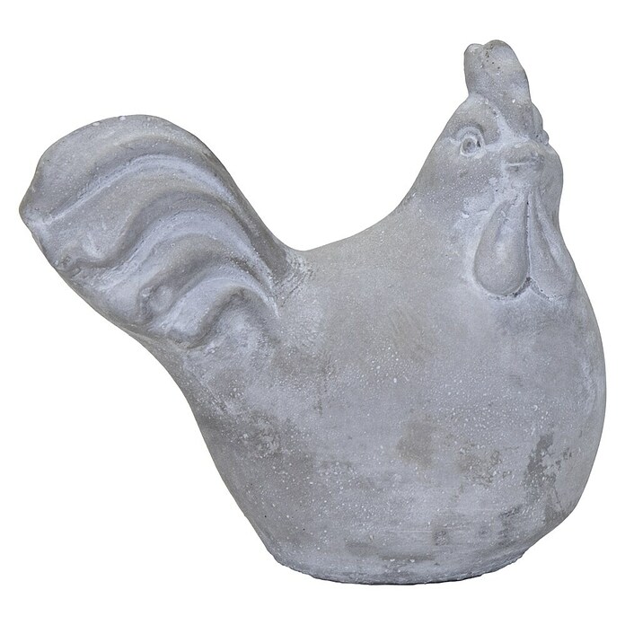 Mega Collections Gartendeko Hahn (Motiv: Hahn, L x B x H: 18,5 x 11 x 17 cm, Magnesia) | BAUHAUS
