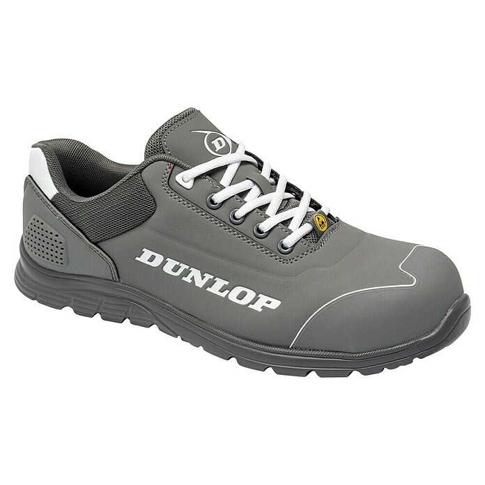 Dunlop Zapato bajo de seguridad Matt (42, Clase de protección según EN ISO 20345: S3, Gris) | BAUHAUS