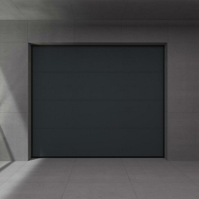 Solid Elements Puerta de garaje con motor Standard Eco (250 x 212,5 cm, Antracita) | BAUHAUS