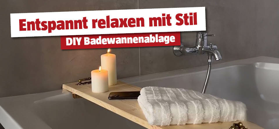 DIY Badewannenablage 