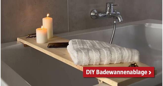 DIY Badewannenablage