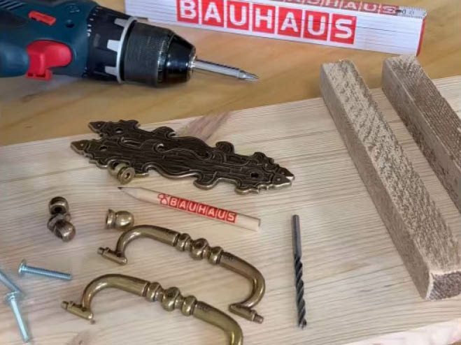 DIY Badewannenablage Material und Werkzeug