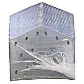 Escuadra con placa perforada (L x An x Al: 60 x 60 x 60 mm, Galvanizado Sendzimir, 20 uds.)