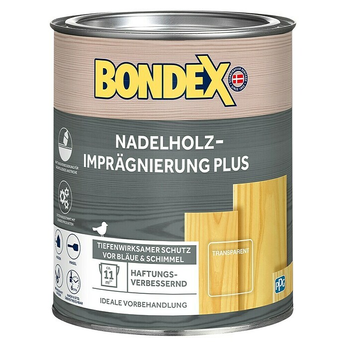 Bondex Imprägnierung Nadelholz-Imprägnierung Plus (Farblos, 750 ml) | BAUHAUS