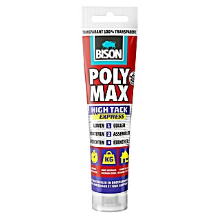 Bison Poly Max Montagelijm High Tack Express (115 g, Tube)